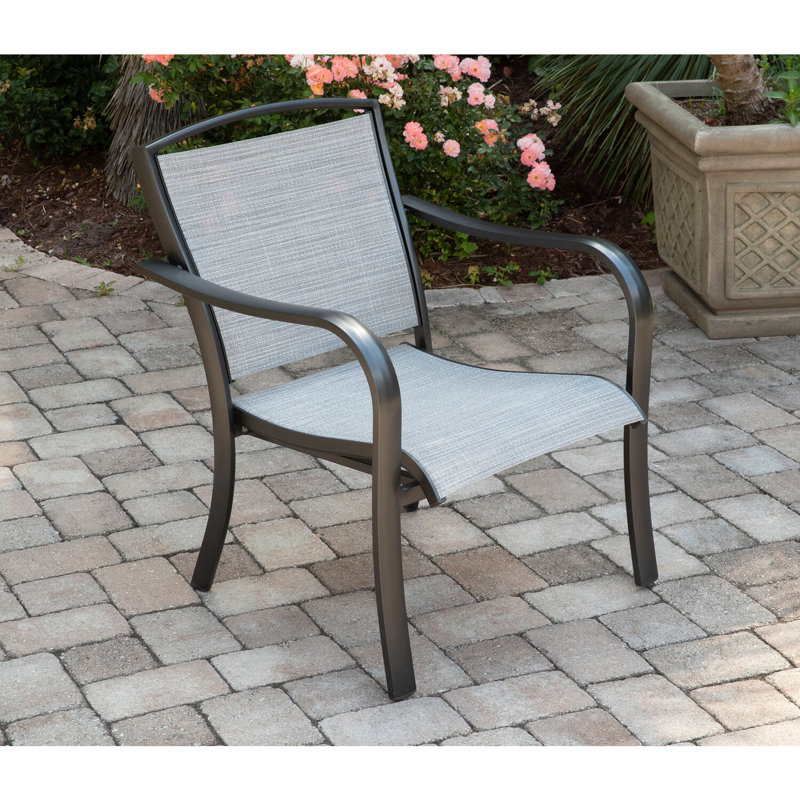 Winston Porter Chitren All Weather Commercial Grade Aluminum Lounge Chair with Sunbrella Sling Fabric Wayfair